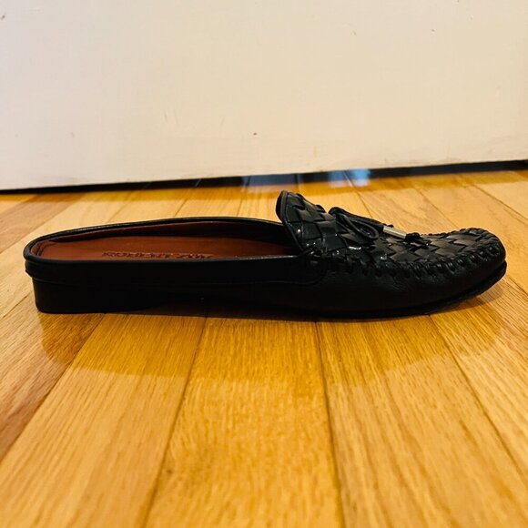ROBERT ZUR Petra Loafers Women Sz 9 M Black Soft Leather Slip On Shoes Moccasin - Picture 7 of 16